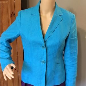Talbots Petites linen blazer